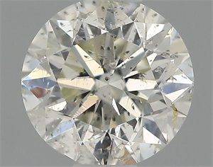 Picture of Natural Diamond 0.50 Carats, Round with Very Good Cut, H Color, SI2 Clarity and Certified by IGI