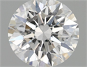 Natural Diamond 0.41 Carats, Round with Excellent Cut, F Color, SI2 Clarity and Certified by GIA