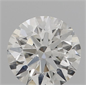 Natural Diamond 0.50 Carats, Round with Excellent Cut, J Color, SI2 Clarity and Certified by GIA