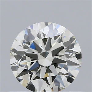 Picture of Natural Diamond 0.40 Carats, Round with Excellent Cut, J Color, VS2 Clarity and Certified by GIA