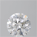 Natural Diamond 8.11 Carats, Round with Excellent Cut, E Color, SI1 Clarity and Certified by GIA