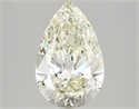 Natural Diamond 2.06 Carats, Pear with  Cut, J Color, VVS1 Clarity and Certified by IGI