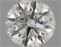 Natural Diamond 0.41 Carats, Round with Excellent Cut, H Color, SI1 Clarity and Certified by IGI