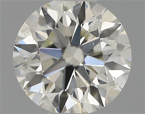 Picture of Natural Diamond 0.41 Carats, Round with Excellent Cut, H Color, SI1 Clarity and Certified by IGI