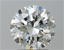 Natural Diamond 2.00 Carats, Round with Excellent Cut, J Color, IF Clarity and Certified by GIA