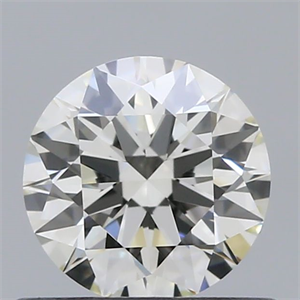 Picture of Natural Diamond 0.55 Carats, Round with Excellent Cut, K Color, VS1 Clarity and Certified by GIA