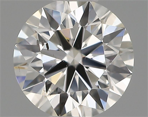 Picture of Natural Diamond 0.42 Carats, Round with Excellent Cut, G Color, SI1 Clarity and Certified by IGI