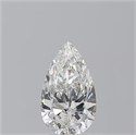 Natural Diamond 2.01 Carats, Pear with  Cut, G Color, IF Clarity and Certified by GIA