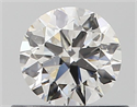 Natural Diamond 0.50 Carats, Round with Very Good Cut, H Color, SI2 Clarity and Certified by GIA