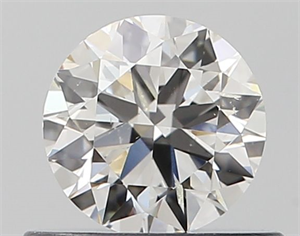 Picture of Natural Diamond 0.50 Carats, Round with Very Good Cut, H Color, SI2 Clarity and Certified by GIA