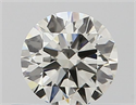 Natural Diamond 0.40 Carats, Round with Excellent Cut, J Color, VS2 Clarity and Certified by GIA