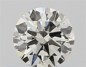 Picture of Natural Diamond 0.40 Carats, Round with Excellent Cut, J Color, VS2 Clarity and Certified by GIA