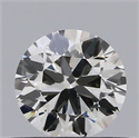 Natural Diamond 0.50 Carats, Round with Very Good Cut, H Color, SI1 Clarity and Certified by GIA