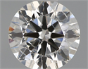 Natural Diamond 0.51 Carats, Round with Excellent Cut, I Color, SI2 Clarity and Certified by IGI