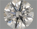 Natural Diamond 0.50 Carats, Round with Excellent Cut, H Color, SI2 Clarity and Certified by IGI