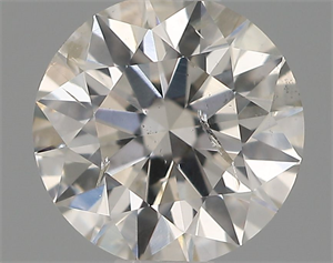 Picture of Natural Diamond 0.50 Carats, Round with Excellent Cut, H Color, SI2 Clarity and Certified by IGI