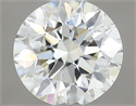 Natural Diamond 0.50 Carats, Round with Very Good Cut, K Color, VVS2 Clarity and Certified by GIA