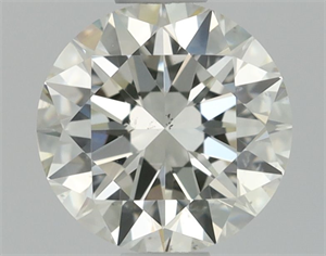 Picture of Natural Diamond 0.60 Carats, Round with Excellent Cut, K Color, SI1 Clarity and Certified by GIA