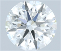 Natural Diamond 0.40 Carats, Round with Excellent Cut, I Color, VS1 Clarity and Certified by GIA