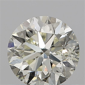 Picture of Natural Diamond 0.62 Carats, Round with Very Good Cut, K Color, I1 Clarity and Certified by IGI