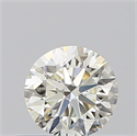 Natural Diamond 0.40 Carats, Round with Very Good Cut, K Color, VS2 Clarity and Certified by GIA