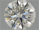 Natural Diamond 0.53 Carats, Round with Excellent Cut, I Color, VS1 Clarity and Certified by IGI