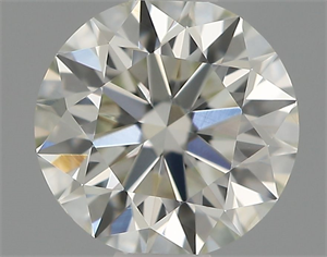 Picture of Natural Diamond 0.53 Carats, Round with Excellent Cut, I Color, VS1 Clarity and Certified by IGI