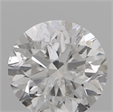 Natural Diamond 0.40 Carats, Round with Very Good Cut, E Color, I1 Clarity and Certified by IGI