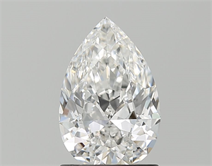 Picture of Natural Diamond 1.20 Carats, Pear with  Cut, F Color, VS2 Clarity and Certified by GIA