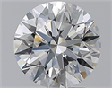 Natural Diamond 2.40 Carats, Round with Excellent Cut, F Color, VS1 Clarity and Certified by GIA