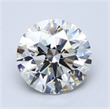 Natural Diamond 1.70 Carats, Round with Excellent Cut, I Color, VVS1 Clarity and Certified by GIA