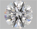 Natural Diamond 2.04 Carats, Round with Excellent Cut, F Color, VS1 Clarity and Certified by GIA