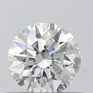 Picture of Natural Diamond 0.42 Carats, Round with Excellent Cut, H Color, VVS1 Clarity and Certified by GIA