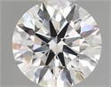 Natural Diamond 0.40 Carats, Round with Excellent Cut, J Color, VS1 Clarity and Certified by GIA