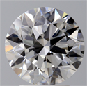 Natural Diamond 2.50 Carats, Round with Excellent Cut, F Color, VS2 Clarity and Certified by GIA