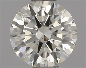 Picture of Natural Diamond 0.52 Carats, Round with Excellent Cut, K Color, VS2 Clarity and Certified by IGI