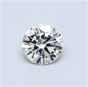 Natural Diamond 0.46 Carats, Round with Very Good Cut, K Color, VS2 Clarity and Certified by GIA