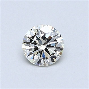 Picture of Natural Diamond 0.46 Carats, Round with Very Good Cut, K Color, VS2 Clarity and Certified by GIA