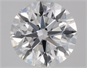 Natural Diamond 1.31 Carats, Round with Excellent Cut, E Color, VVS1 Clarity and Certified by GIA