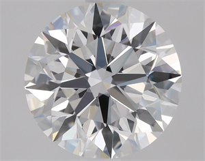 Picture of Natural Diamond 1.31 Carats, Round with Excellent Cut, E Color, VVS1 Clarity and Certified by GIA