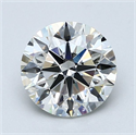 Natural Diamond 1.80 Carats, Round with Excellent Cut, I Color, VS1 Clarity and Certified by GIA