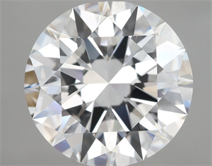 Picture of Natural Diamond 2.80 Carats, Round with Excellent Cut, E Color, VVS1 Clarity and Certified by GIA