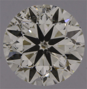 Picture of Natural Diamond 0.50 Carats, Round with Very Good Cut, K Color, SI2 Clarity and Certified by GIA