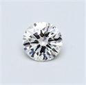 Natural Diamond 0.42 Carats, Round with Very Good Cut, G Color, VS1 Clarity and Certified by GIA