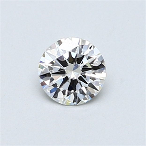 Picture of Natural Diamond 0.42 Carats, Round with Very Good Cut, G Color, VS1 Clarity and Certified by GIA