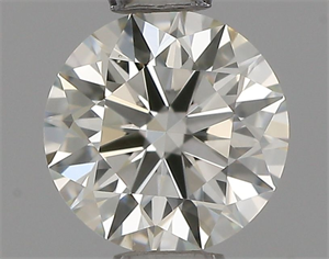 Picture of Natural Diamond 0.52 Carats, Round with Excellent Cut, H Color, VS1 Clarity and Certified by IGI