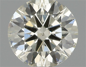 Picture of Natural Diamond 0.40 Carats, Round with Excellent Cut, K Color, SI2 Clarity and Certified by IGI