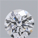 Natural Diamond 0.40 Carats, Round with Excellent Cut, D Color, SI2 Clarity and Certified by GIA