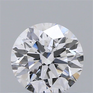 Picture of Natural Diamond 0.40 Carats, Round with Excellent Cut, D Color, SI2 Clarity and Certified by GIA