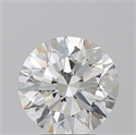 Natural Diamond 3.70 Carats, Round with Excellent Cut, H Color, VVS1 Clarity and Certified by GIA